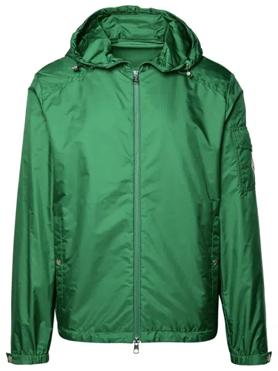 Moncler 'etiache' Green Polyamide Jacket Man