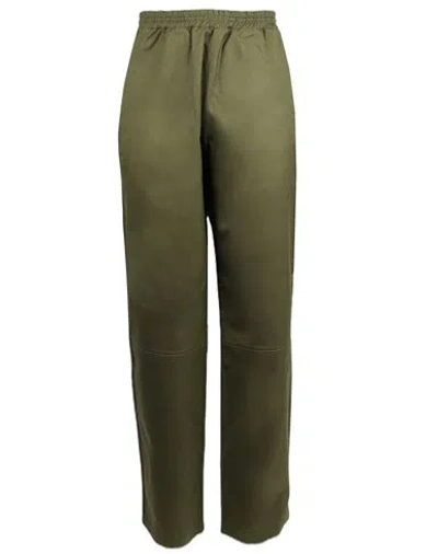 Moncler Man Pants Green Size 34 Cotton