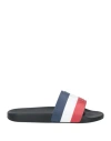 Moncler Basile Slides In Navy Blue