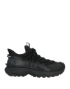Moncler Lightweight Low Top Sneakers For Men In Black