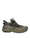 Moncler Mens Khaki Trailgrip Lite 2 Panelled Stretch-nylon Low-top Trainers In Green