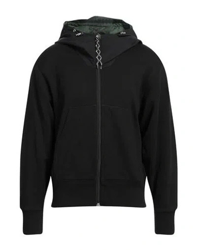 Moncler Man Sweatshirt Black Size L Cotton