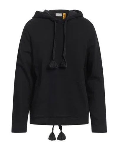 Moncler Man Sweatshirt Black Size Xl Cotton