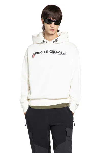 Moncler Man White Sweatshirts