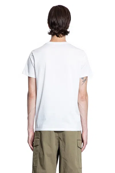 Moncler Man White T-shirts & Tank Tops
