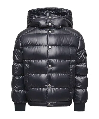 Moncler Manaem Hooded Down Jacket In Blue