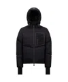 Moncler Bergun Reversible Down Jacket In Black