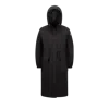 Moncler Manteau De Pluie Hiengos À Capuche In Black