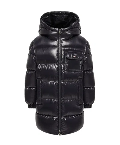 Moncler Marapi Hooded Down Jacket In Blue