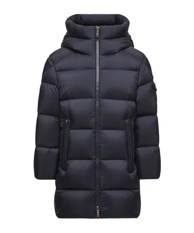 Moncler Marat Hooded Down Jacket In Blue