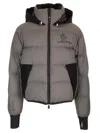 Moncler Marcassin Down Jacket In Grey