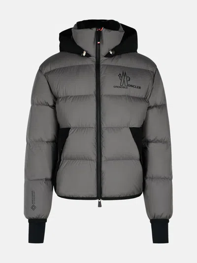 Moncler 'marcassin' Grey Polyamide Down Jacket