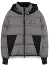 Moncler Marcassin Padded Jacket In 灰色