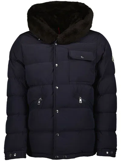 Moncler Marcelettes Down Jacket In Navy