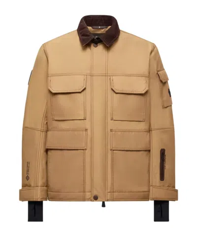 Moncler Marguns Gore-tex Laminate Ski Jacket In Brown