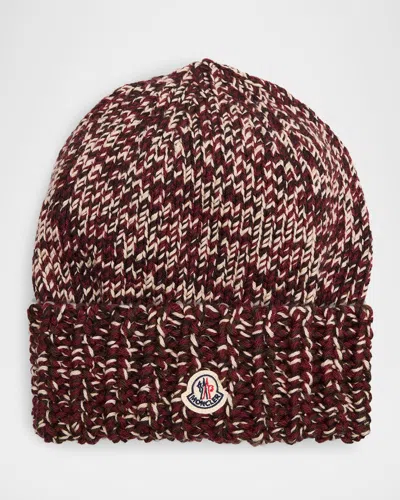 MONCLER MARLED WOOL BEANIE