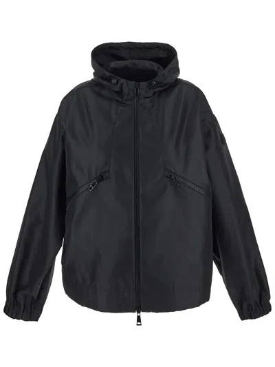 Moncler Black Marmace Jacket In 999 Black