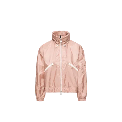 Moncler Veste De Pluie Marmacy À Capuche, Femme, Rose, Taille: 5 In Pink