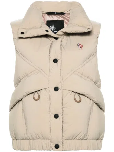 Moncler Marolies Gilet In Neutrals