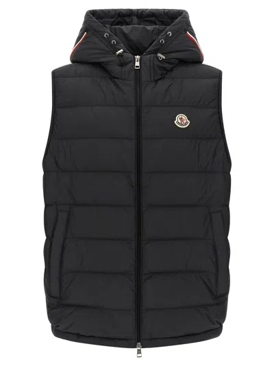 Moncler 'marseillan' Vest In Gray