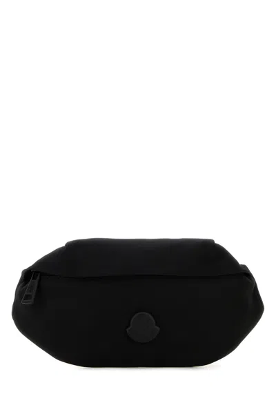 Moncler Black Canvas Durance Belt Bag