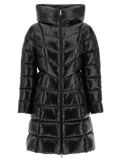 Moncler Marusse Hooded Quilted Down Coat In Black