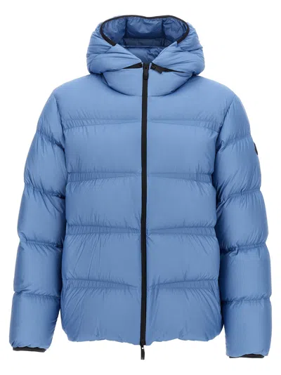 Moncler Masac Down Jacket In Clear Blue