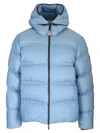 Moncler Masac Jacket In Light Blue