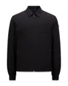 Moncler Maset Zip Shacket In Dark Blue