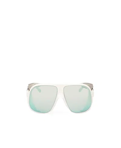 Moncler Mask-frame Sunglasses In White