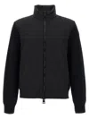 Moncler Matt Effect Cardigan Sweaters And Cardigans Black In Black