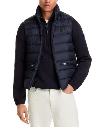 Moncler Matt Lightweight Vest In Blue