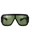 Moncler Matte Black Injectate Sunglasses In Black