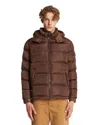 Moncler Maya Quilted Shell Down Jacket In Brown Marrone   #3d322d