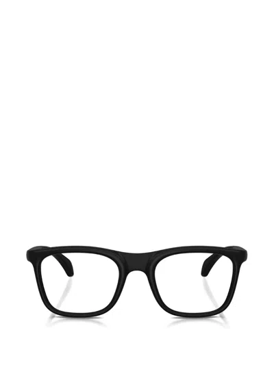 Moncler Matte Glasses In Black