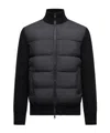 Moncler Logo-patch Padded Jacket In Black