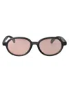 Moncler Matte Transparent Grey Injectate Sunglasses
