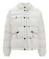 Moncler Mauduit White Polyester Bomber Jacket In White