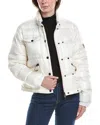 Moncler Mauduit White Polyester Bomber Jacket In White