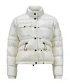 Moncler Mauduit White Polyester Bomber Jacket In White