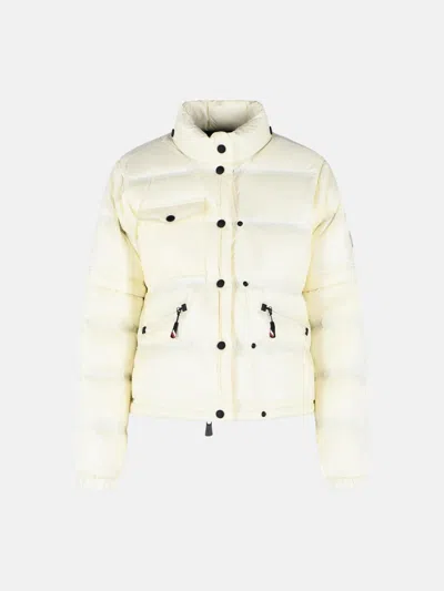 Moncler 'mauduits' Ivory White Polyamide Down Jacket