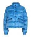 Moncler Mauduits Padded Shell Bomber Jacket In Blue