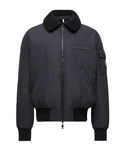 MONCLER MAULEVRIER REVERSIBLE TEDDY AVIATOR JACKET