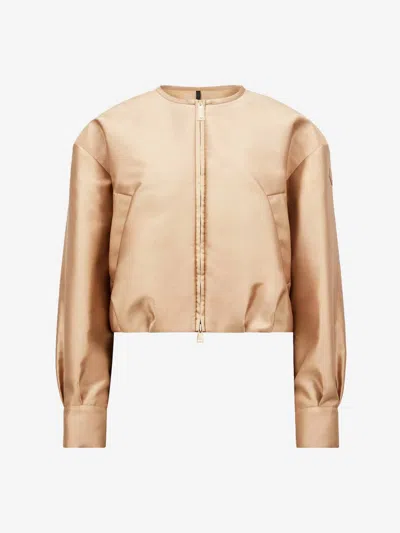 Moncler Maupa Bomber In Neutral