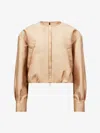 Moncler Maupa Bomber In Neutral