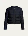 Moncler Maur Short Down Jacket In Black