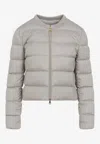 Moncler Mauvezin Down Jacket In Neutral