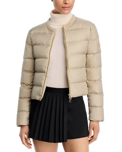 Moncler Mauvezin Down Puffer Jacket In Neutral