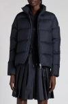 Moncler Women Blue Mauzun Short Down Jacket