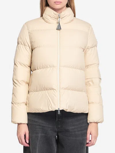 Moncler Mauzun Puffer Jacket In Neutral